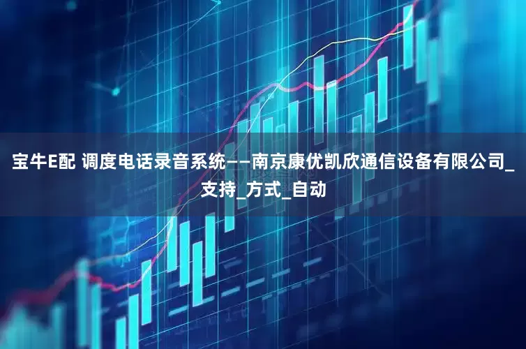 宝牛E配 调度电话录音系统——南京康优凯欣通信设备有限公司_支持_方式_自动