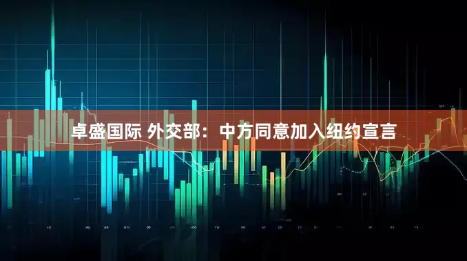 卓盛国际 外交部：中方同意加入纽约宣言